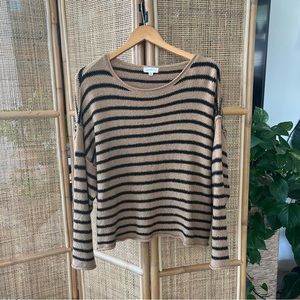 Striped Oversized Knit Sweater